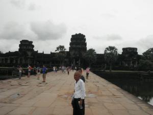 The Walk up to Angkor Wat