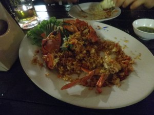 Demolished mud crab
